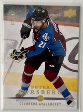 2008-09 Upper Deck Peter Forsberg #298 02/10 Colorado Avalanche