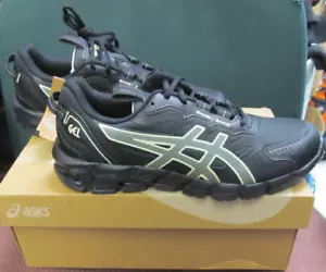 NUOVO ASICS GEL QUANTUM 90 UOMO 6 DONNA 7 1/2 NERO/VERDE SUSSURRO 1202A040 ORTHOLIT - Foto 1 di 6
