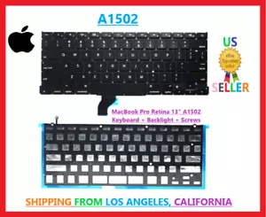 🔥MacBook Pro A1502 13" US Keyboard Backlight Screws Late 2013-Early 2015 ME866 - Picture 1 of 2