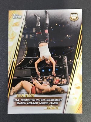 2019 Topps WWE Women's Division #TB-19 LITA TEAM BESTIE TRIBUTE - Image 1 of 2