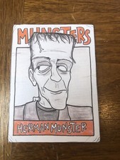Gummy Arts Trading Card 2022 Herman Munster 1964 Topps Style Fred Gwynne
