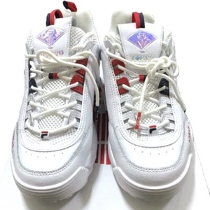 FILA DISRUPTOR 2 TOKYO  Limited Japan model WHITE / FNAVY Sneaker Unisex New F/S - Picture 1 of 10