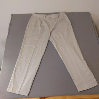Vintage Bugle Boy Mens Pants   Size 40 x 32 Beige Ivory Khaki Basics Chino - Image 1 of 4