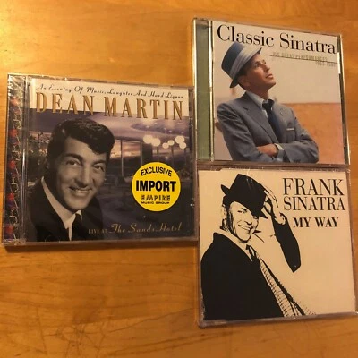 DEAN MARTIN Live At The Sands Hotel CD RARE Belgium BRAND NEW +BONUS Sinatra CD - Image 1 of 2