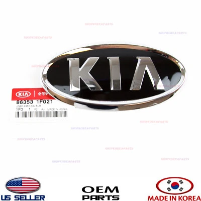 PLACA DE IDENTIFICACIÓN EMBLEMA MARCA LOGO REJILLA DELANTERA ¡GENUINA! KIA SPORTAGE 06-2010 863531F021 Foto 1 de 4