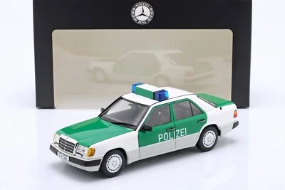 MERCEDES BENZ E-Class 230E (W124) 1989-1993 POLIZEI - Dealer ver  1/18 Norev - Image 1 of 4