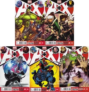 A+X (5) Comic Run #1 2 3 4 5 MARVEL NOW! 1st print Wolverine Hulk Avengers X-Men - Picture 1 of 1