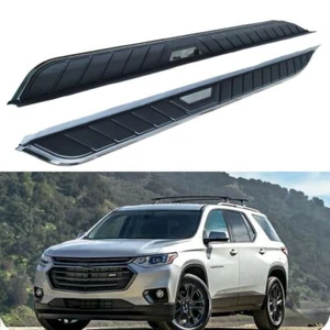 2Pcs Fit for Chevy Chevrolet Traverse 2018-2023 Side Step Nerf Bar Running Board - Picture 1 of 10