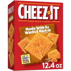 〽️ New Exclusive Cheez-It Snack 8g Whole Grain Cheese Baked Crackers Box 9.75oz - Picture 1 of 13