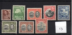 Grenada (13) George V1 - 1938 Definitive selection - mint - SG Cat £44 - Picture 1 of 1