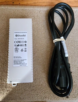 ShoreTel Shorephone Gig Poe Adapter Model PD-3501G/AC *w/ power cord - Image 1 of 4