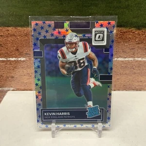 2022 Donruss Optic Kevin Harris Blue Stars Rated Rookie RC Patriots - Bild 1 von 2
