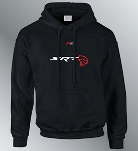 Sweat shirt Hoodie Challenger SRT Hellcat auto capuche sweatshirt muscle car - Picture 1 of 2