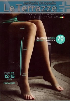 Modasana COLLANT 70 PUNTA APERTA 12 mmHg calze GLORIA MED Modasana S.r.l. - Glor - Immagine 1 di 2