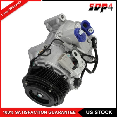 AC Compressor with Clutch for Toyota Highlander 2008-2009 V6 3.5L 8832048150 - Image 1 of 4