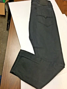 Guess Black Denim Jeans, Size 36 x 32, Ultra Slim McCrae Fit, Top button Missing - Picture 1 of 11