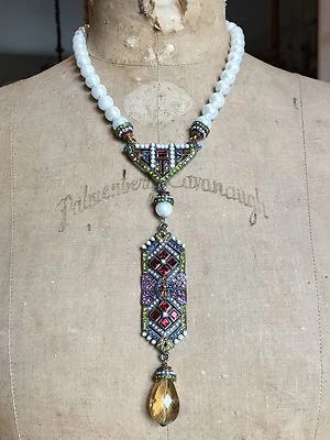 COLLAR ART DECO VINTAGE DE PERLAS HEIDI DAUS - ¡RARO!! Foto 1 de 4