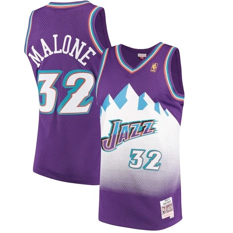 Mitchell & Ness NBA HWC Karl Malone Utah Jazz 96-97 Swingman Jersey Sz S NWT Cover