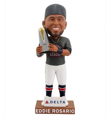 Eddie Rosario Atlanta Braves NLCS MVP Bobblehead 8/2/22 Cover
