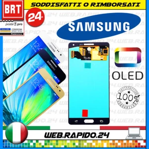 DISPLAY LCD+TOUCH SCREEN OLED PER SAMSUNG A5 2015 SM-A500 A500F A500FN DS VETRO - Foto 1 di 4