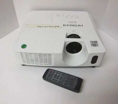 HITACHI 2200 Lumens CP-X2010 3LCD Projector 720p 3.7A/1.8A w/ R001 Remote SKU C - Image 1 of 4