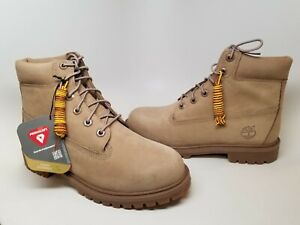 New Timberland Youth 6-Inch Premium Waterproof Boots (A173O)  Tan Monochromatic