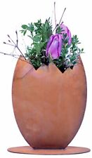 Rost Osterei zum Bepflanzen 16 cm | Ostern Dekoration Ei | Frühjahr Osterdeko