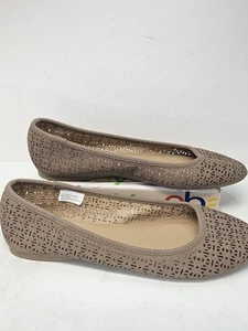 Zapatos Planos de Ballet Universal Thread Mujer Colección Original Marrón Talla 11 - Imagen 1 de 6