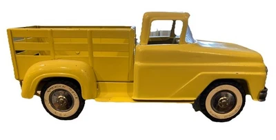Tonka Stepside Stake Bed Pickup 1960’s, Restored, Very Nice - Image 1 of 4