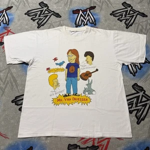 Beavis and Butthead "Mr. Van Driessen" T-Shirt MTV 1996 Promo Men's XL VTG - Picture 1 of 6