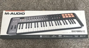 M-Audio Oxygen 49 MKV USB Midi Keyboard Controller with Beat Pads 49-Key - Picture 1 of 6