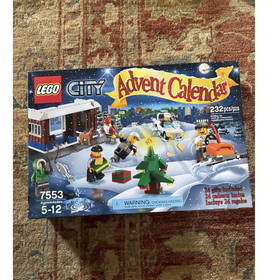LEGO City Advent Calendar 7553, 232 Pieces, 24 Gifts, Complete Set