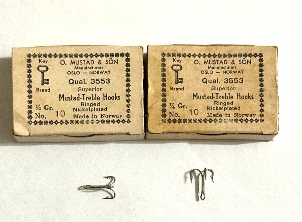 Ganchos agudos Mustad 3553 talla 10 Foto 1 de 1