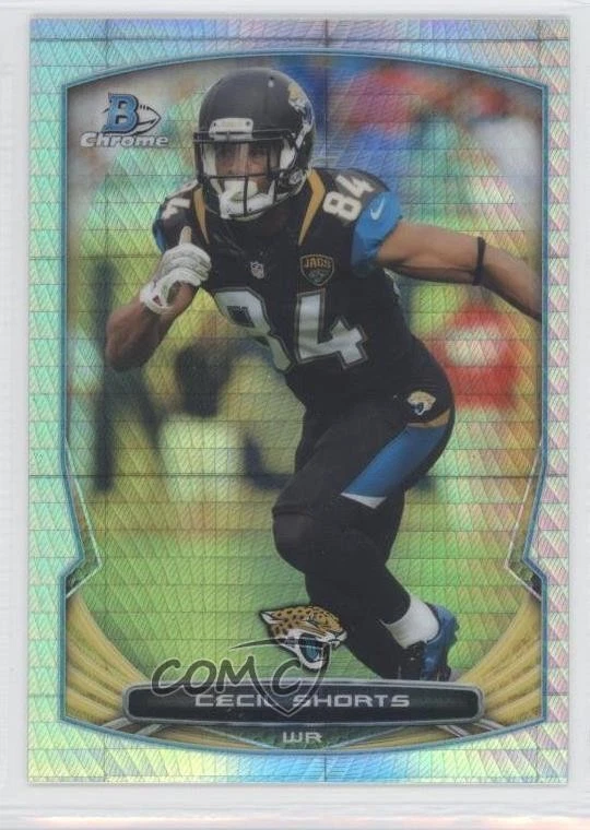 2014 Bowman Chrome Prism Refractor /10 Cecil Shorts #89 - Image 1 of 2