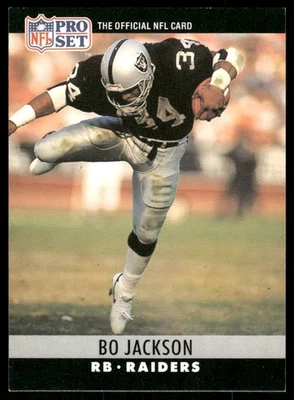 Juego profesional 1990 hecho Cincinnati Bo Jackson Los Angeles Raiders #155 Foto 1 de 2