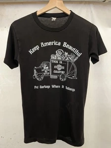 T-shirt Harley Davidson vintage anni 80 Keeping America bella punto singolo piccola - Foto 1 di 4