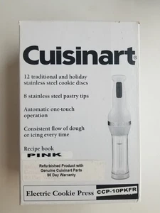 Cuisinart Elektrische Kekspresse (CCP-10PKFR) Rosa (Brustkrebs Bewusstsein Ed) - Bild 1 von 1