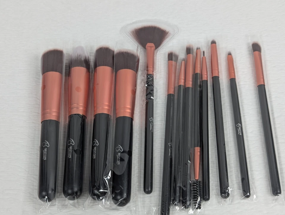Bestope - Pinceles de maquillaje profesionales - Juego de 13 piezas Foto 1 de 4