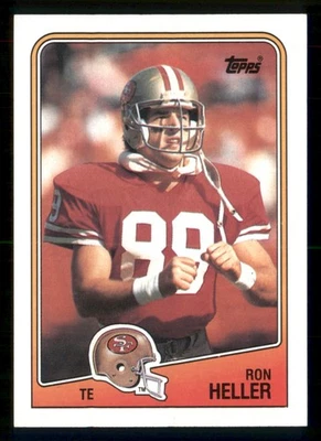 1988 Topps #45 - Ron Heller RC - San Francisco 49ers - Image 1 of 2
