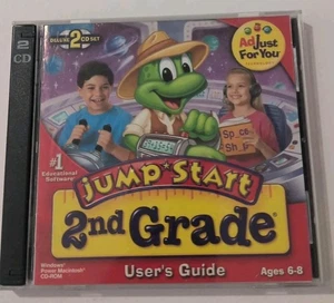 Jump Start 2nd Grade Deluxe 2 Disc PC CD ROM Age 6-8 B21 - Picture 1 of 2