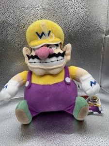 Peluche Sanei Boeki Super Mario All Star Collection 10 Wario piccolo AC08 VENDITORE US - Foto 1 di 8