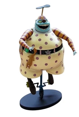 Figura Payaso NECA Serie 5 Pesadilla Antes de Navidad Monociclo Carrete Juguetes 2005 Foto 1 de 4