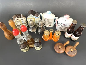 Sale e pepe vintage da collezione, lotto di 9 paia, stili assortiti - Foto 1 di 21