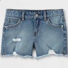 Girls' Art Class Bottoms Vintage Cutoff Mid-Rise Jean Shorts Size:M (7/8) NWT