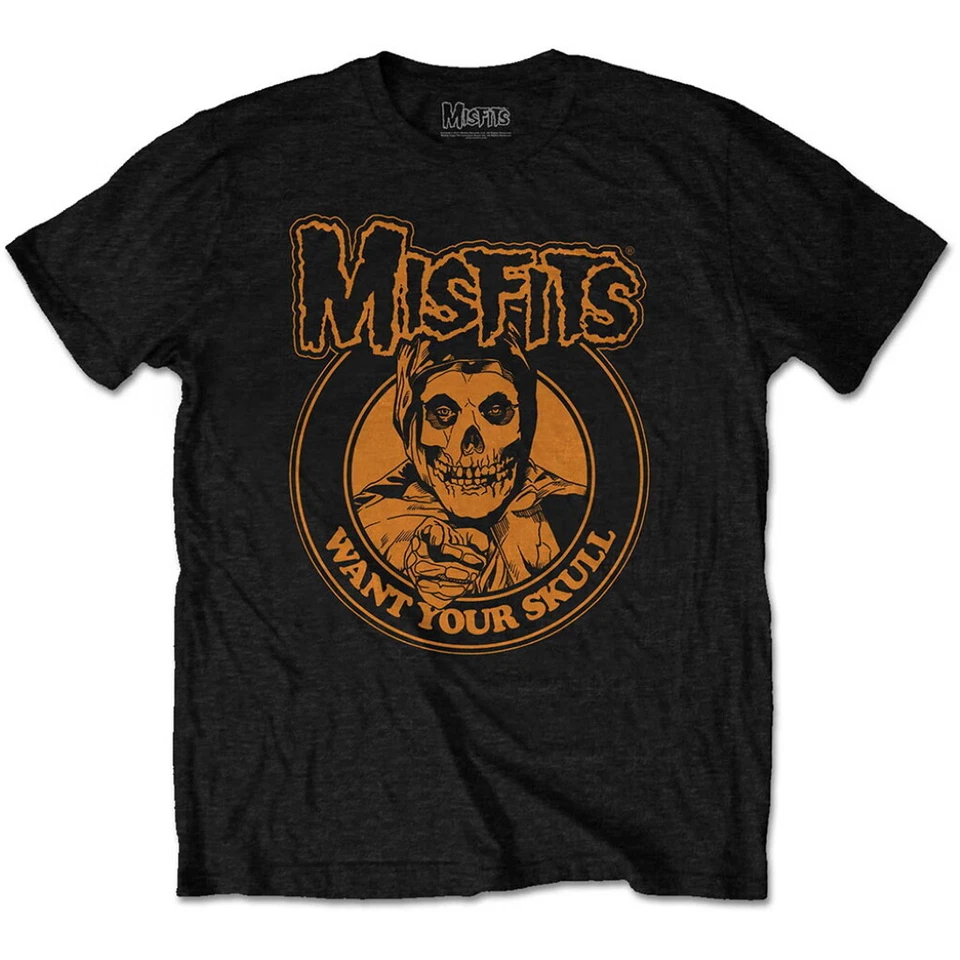 Misfits Want Your Skull Black T-Shirt OFFICIAL - image 1 of 1