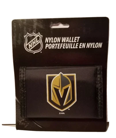 Las Vegas Golden Knights NHL Nylon Trifold Wallet Cover