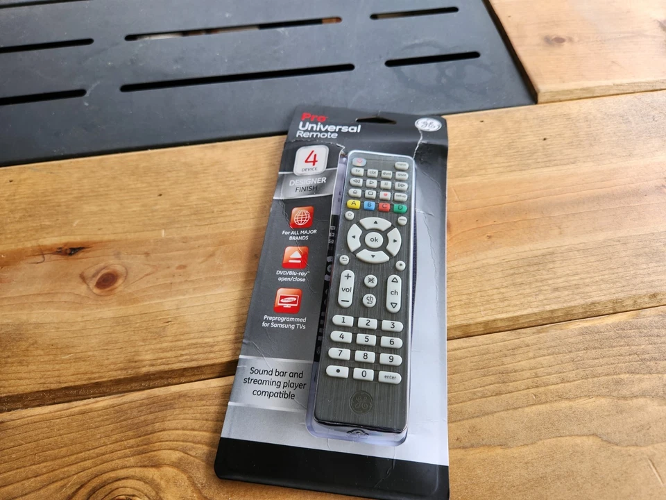 GE Pro Universal 4-Device Remote Control ~ Fully Backlit - Image 1 of 1
