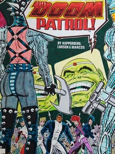 DC DOOM PATROL V2 #12 1988 PORTADA GUÍA DE COLORES PRODUCCIÓN ARTE FIRMADO CERTIFICADO DE AUTENTICIDAD TOLLIN - Imagen 1 de 13