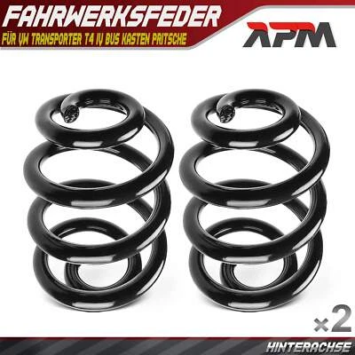 2x Muelle Helicoidal Eje Trasero para VW Transporter T4 IV Bus Furgoneta Camión - Imagen 1 de 4
