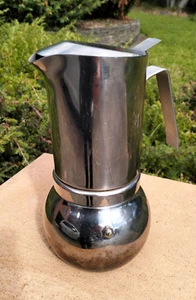 Prodotti Stella 18/10 Stainless Steel 10 Cup Moka Pot Stovetop Coffee Maker - Picture 1 of 8